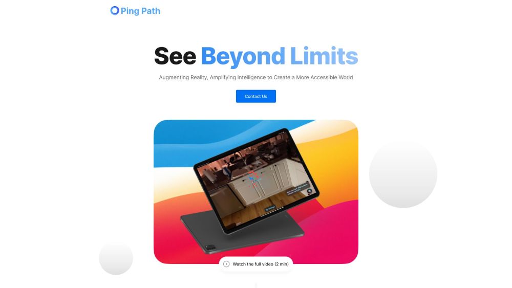 Ping Path: AI Tool for Visually Impaired Navigation