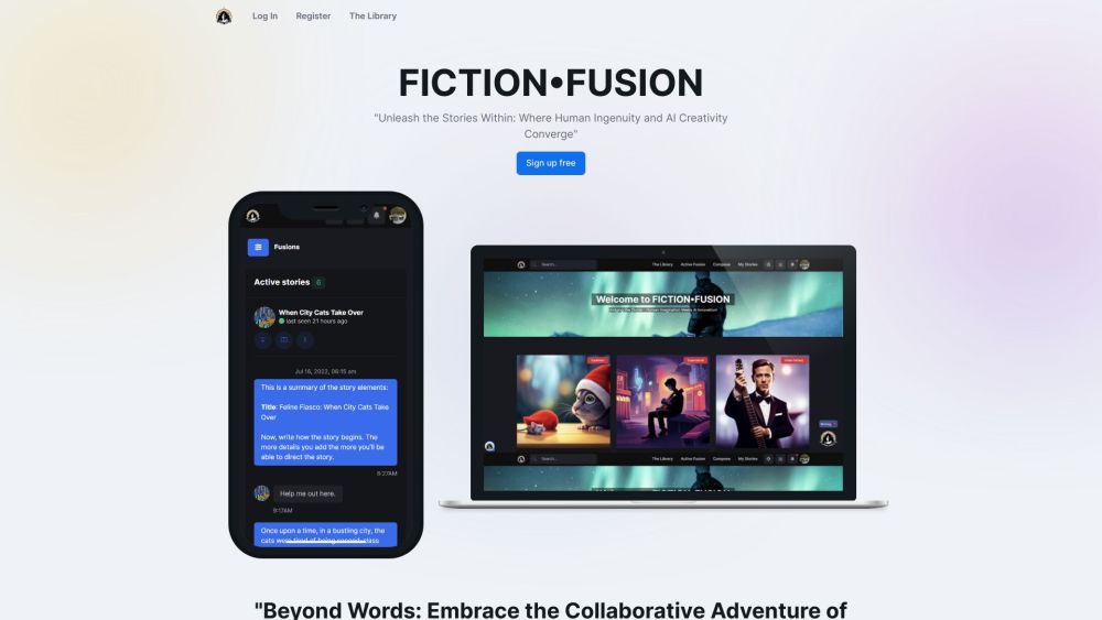 Fiction Fusion: AI Tool for Boundless Stories