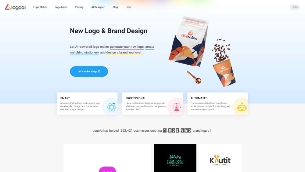 LogoAI: AI Logo Maker & Brand Building Platform