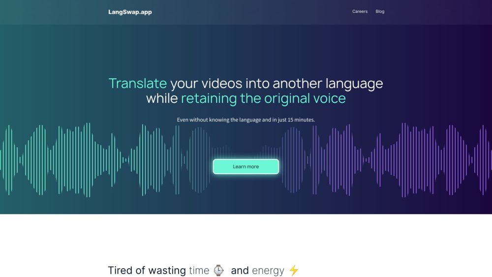 LangSwap: Video Translation AI Tool