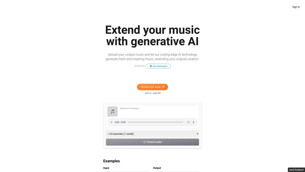 ExtendMusic.AI: AI Tool for Original Composition Enhancement