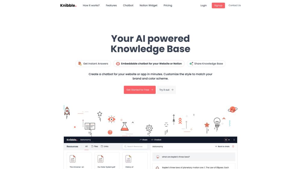 Knibble.AI: Smart AI Tool for Instant Knowledge Help