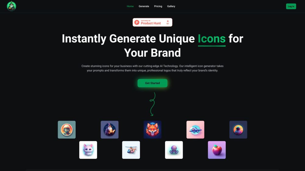 IconWizardAI: AI Tool for Brand Identity