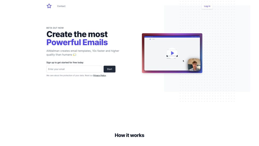 AIMailman: AI Tool for Accurate Email Templates