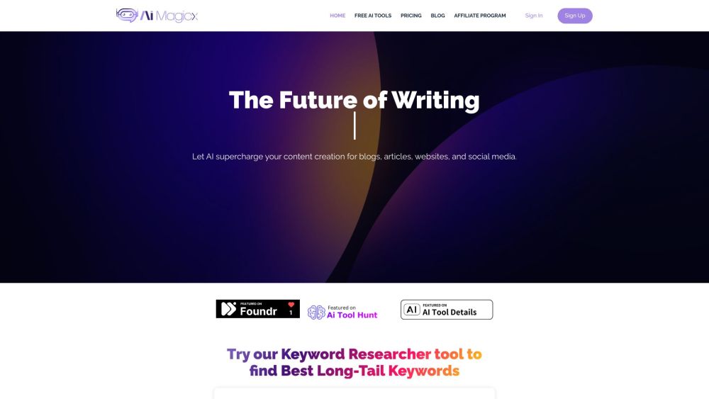 AI Magicx: Unlock AI Potential with 69+ Powerful Content Creation Tools!