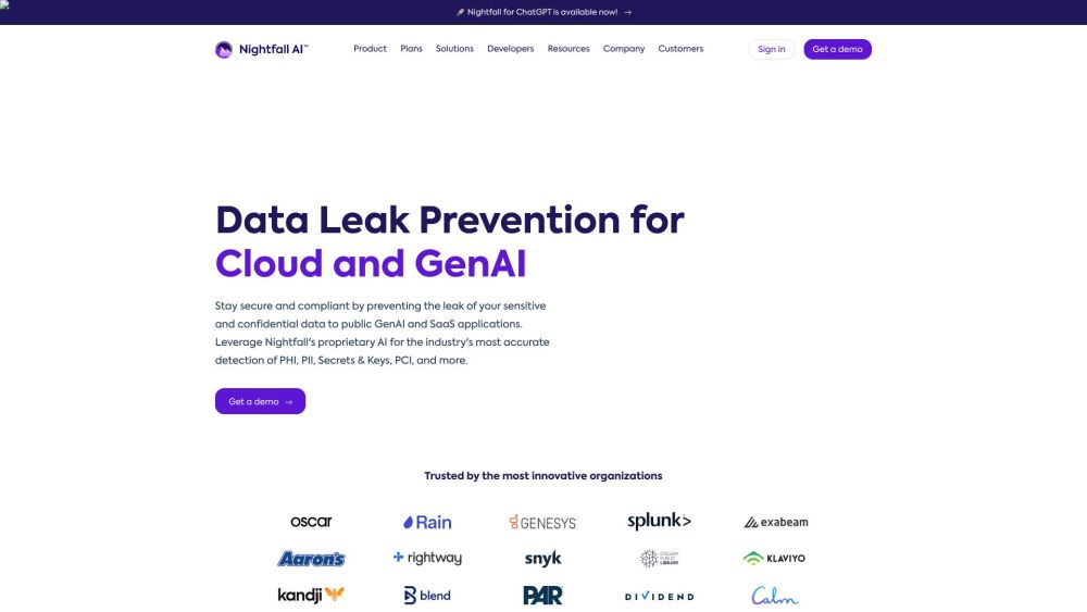 Nightfall AI: AI Tool for SaaS Data Protection & Leak Prevention