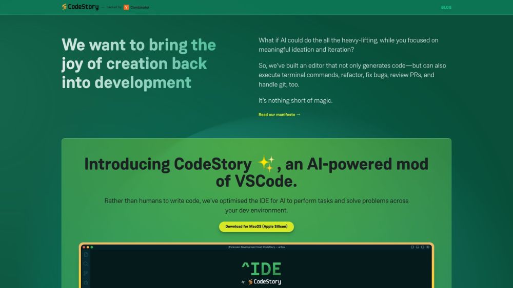 CodeStory: AI Editor - Reduce Tasks, Build & Ship