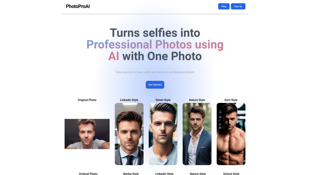 PhotoProAI: Selfie to Pro Photos AI Tool