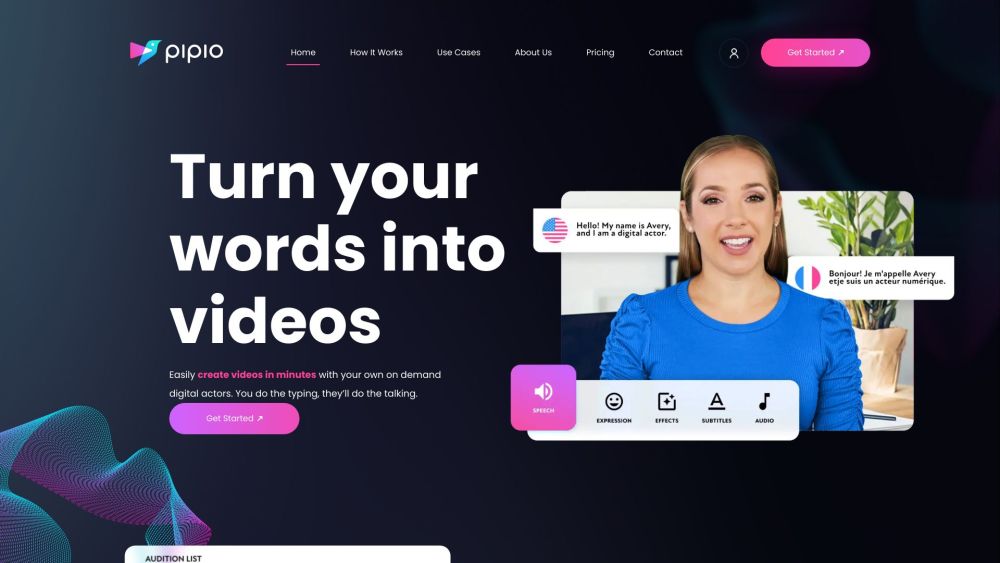 Pipio: AI Video-Making Platform & Studio-Level Production Capabilities