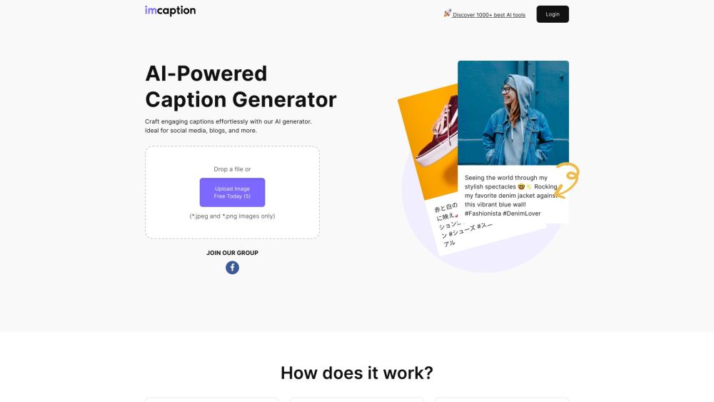 Imcaption: AI Image-to-Caption Tool for Social Media and Blogs