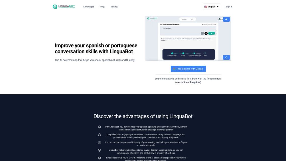 LinguaBot - AI Language Partner: Language Practice Tool