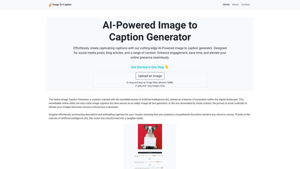 Image to Caption: AI Tool for Generating Captions