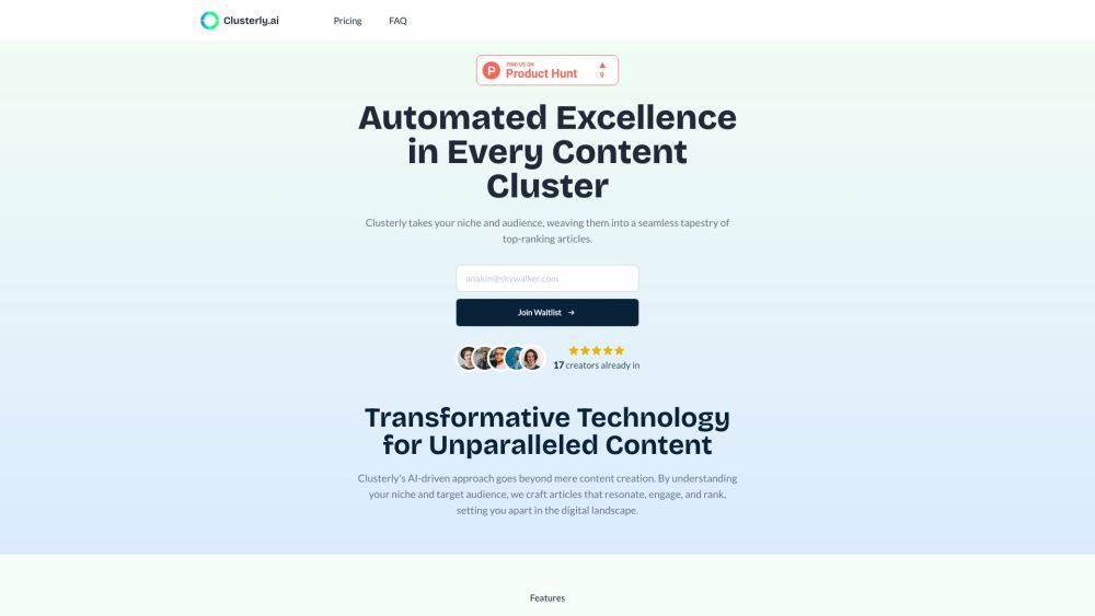 Clusterly.ai: Next-Gen AI Tool for Content