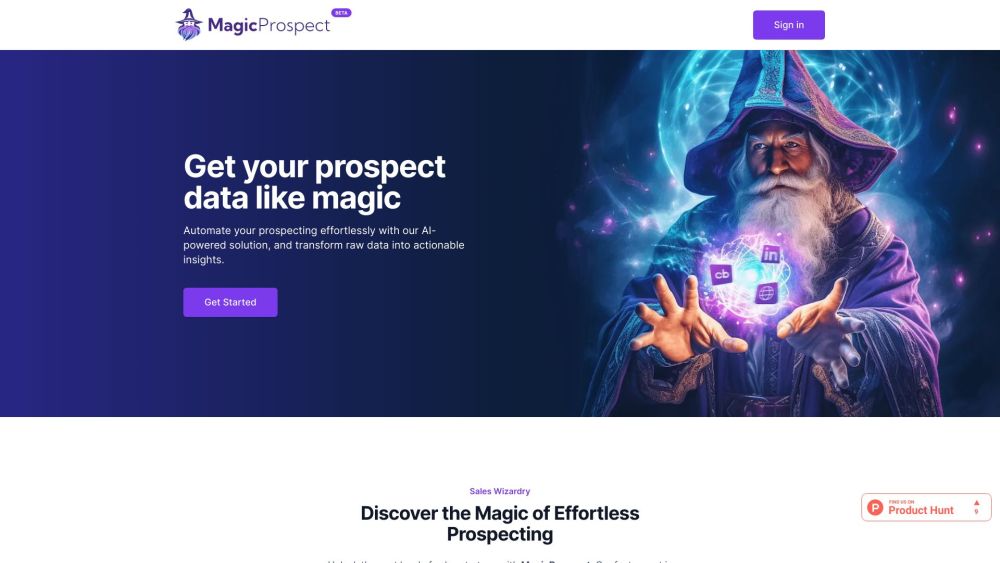 MagicProspect: AI Tool for Sales Teams