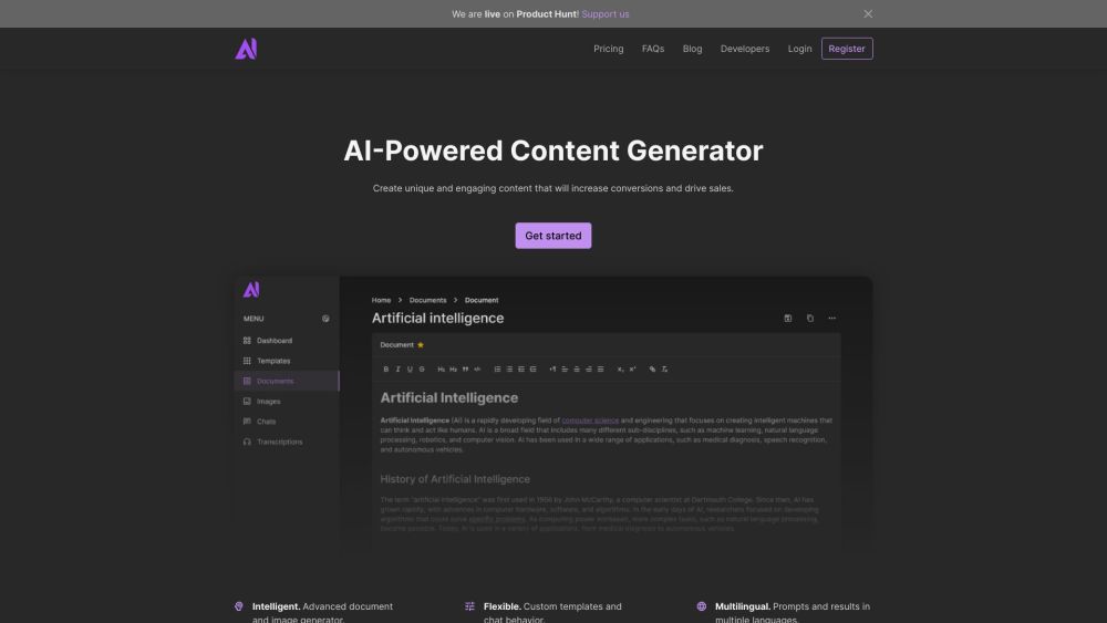 AI Writa: AI Writer - Create Captivating Content (40 letters)