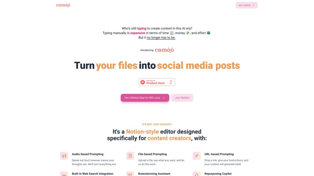 CAMOO: AI Tool Revolutionizing Content Creation