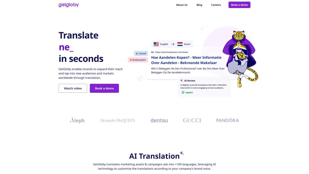 GetGloby: AI Tool for Language & Cultural Gaps