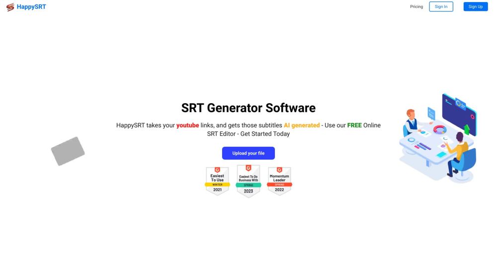 HappySRT: AI Tool for Subtitles