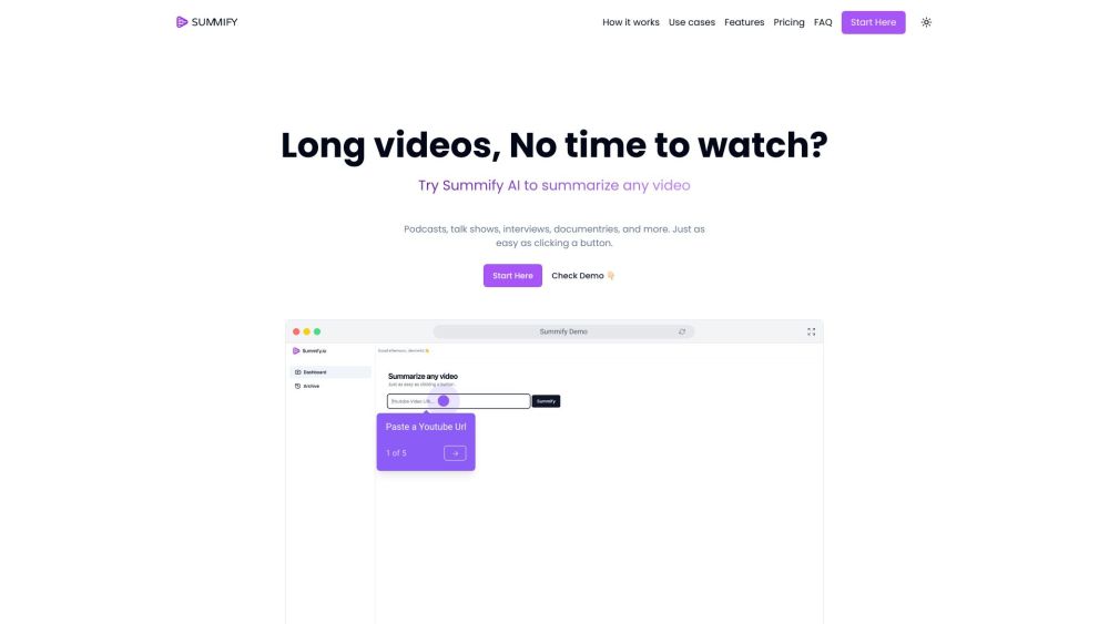 Summify: AI Tool Turns Videos into Quick Summaries