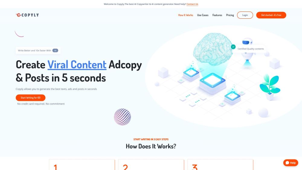 Copyly: AI Tool for Best Texts, Ads, & Posts