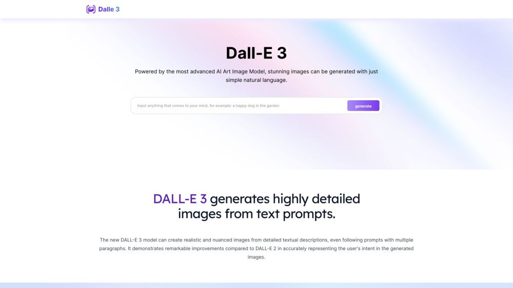 DALL-E 3: AI Tool Translating Text into Realistic Images