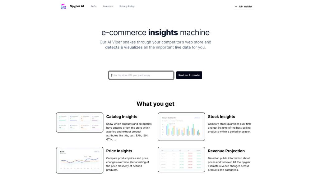 Spyper AI - E-Commerce Insights Machine: AI tool