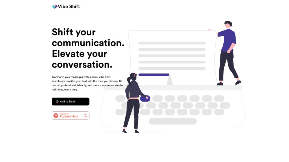 Vibe Shift: Enhance Communication with AI Tool for Product Name