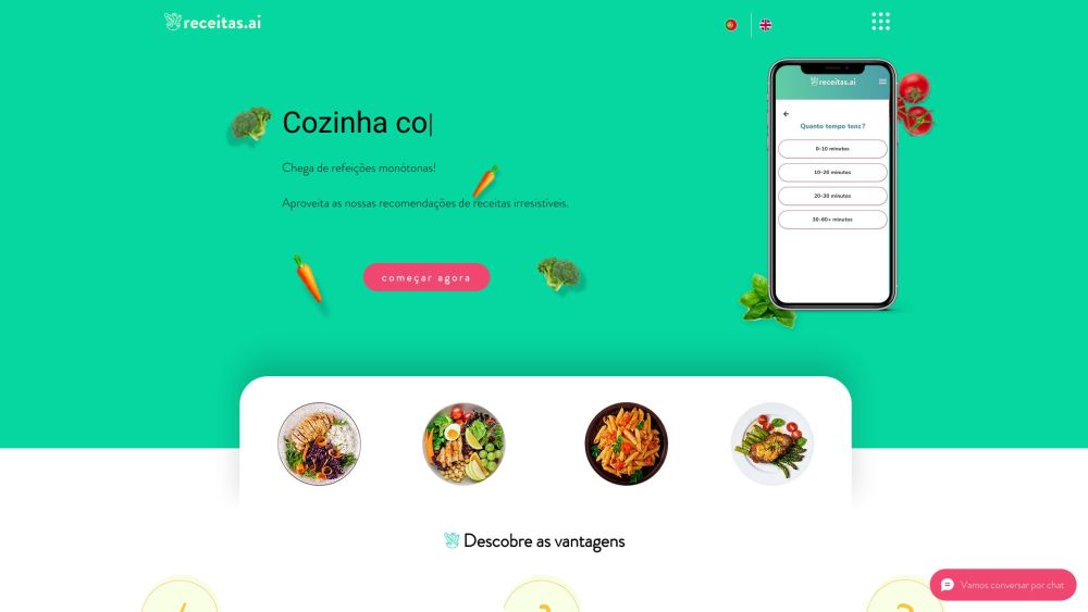 Receitas.ai: AI Tool for Personalized Recipes