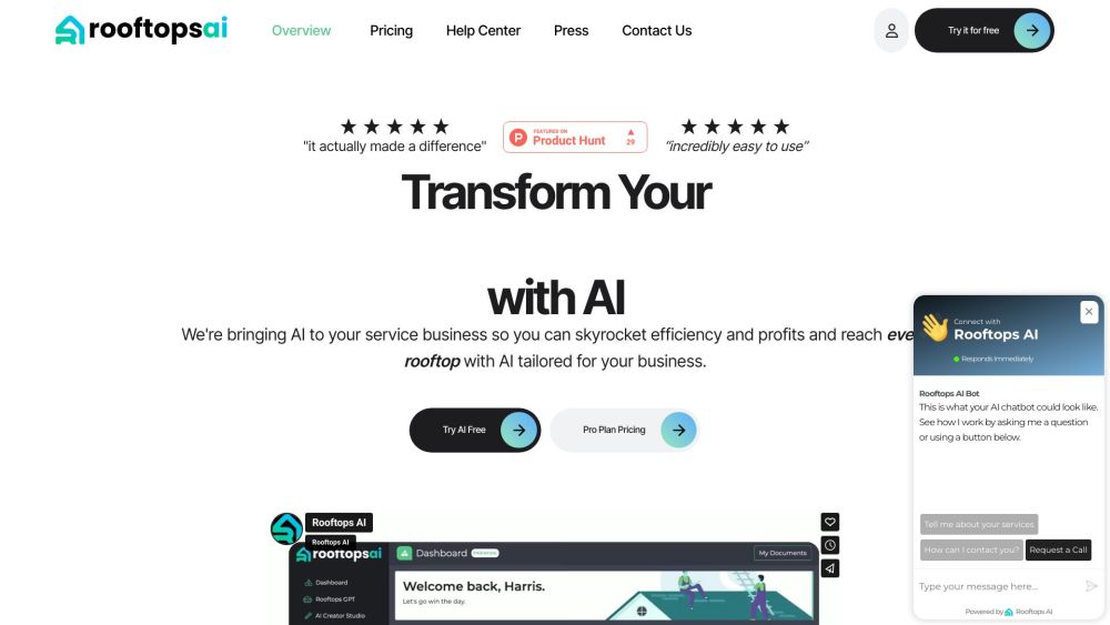 Rooftops AI: AI Tool for Roofers & Service Industry