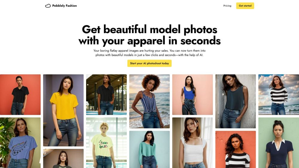 Pebblely Fashion: AI Tool for Stunning Model Photos