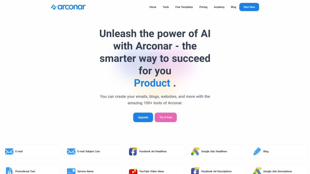 Arconar: AI Tool Marketplace for Accurate Content