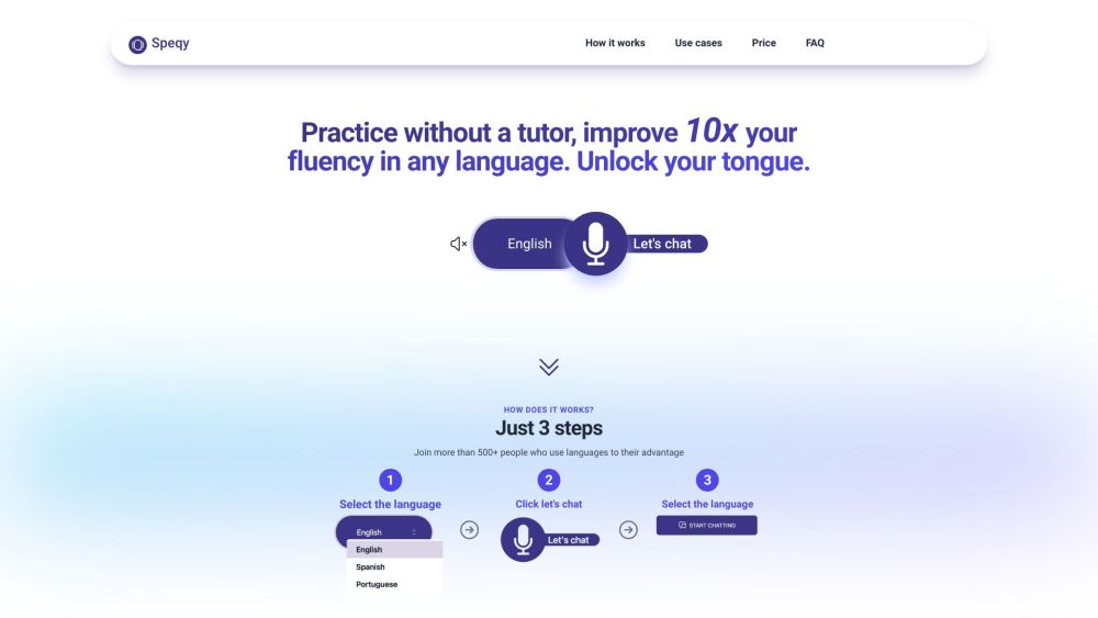 Speqy: AI Tool for Language Mastery