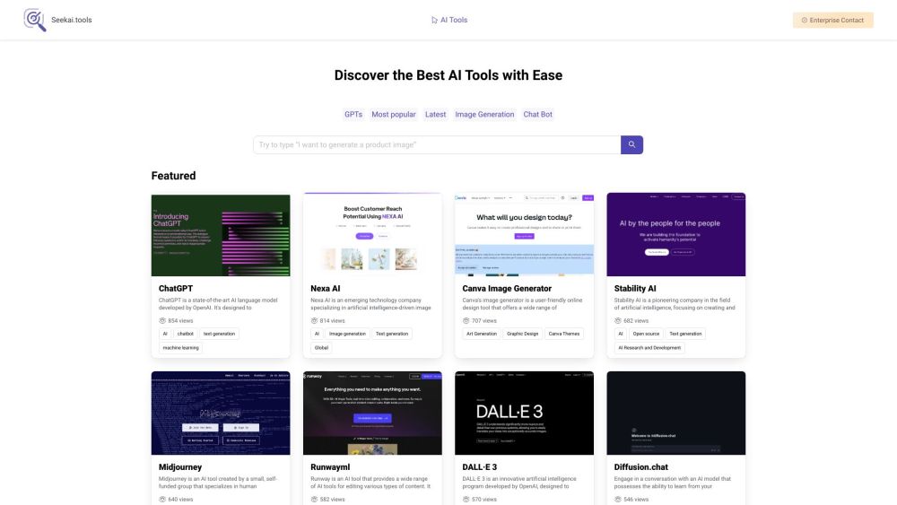 Seekai.tools: Advanced AI Tool Search Platform