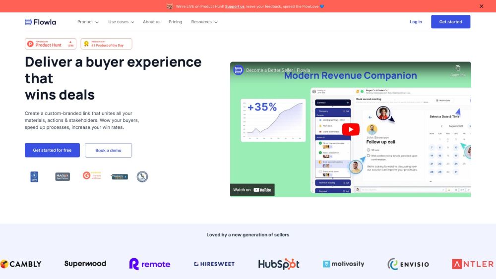 Flowla: AI Tool Creating Digital Sales Rooms That Wow Buyers