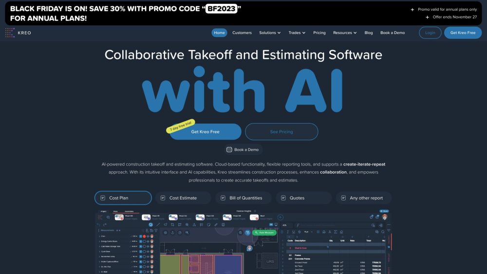 Kreo Software: AI Tool for Efficient Construction Estimating