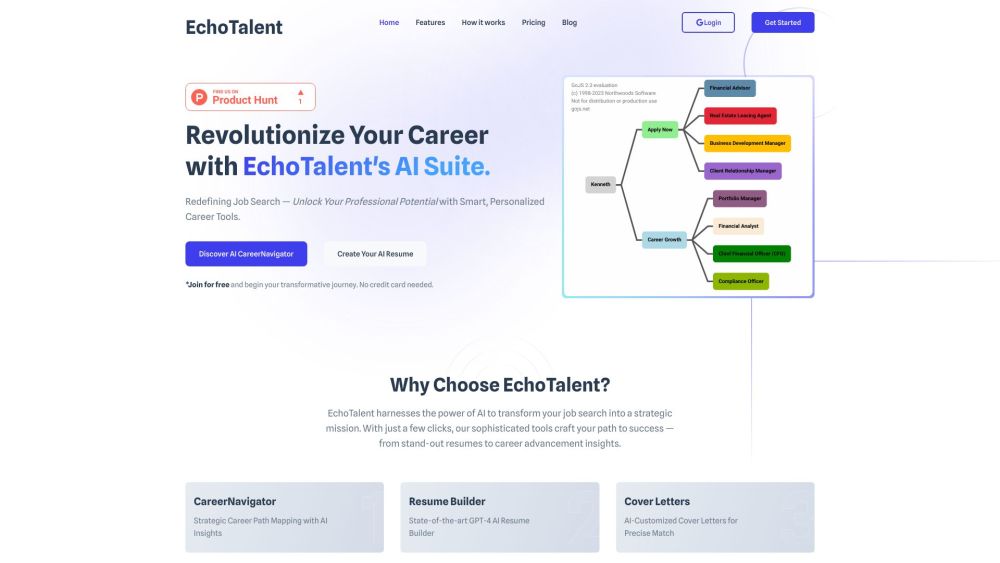 EchoTalent: AI Tool for Job Hunters & Resumes