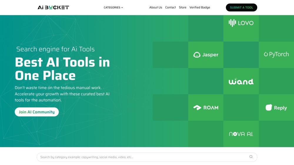 AI Bucket: Uniting Top AI Tools Hub Effortlessly