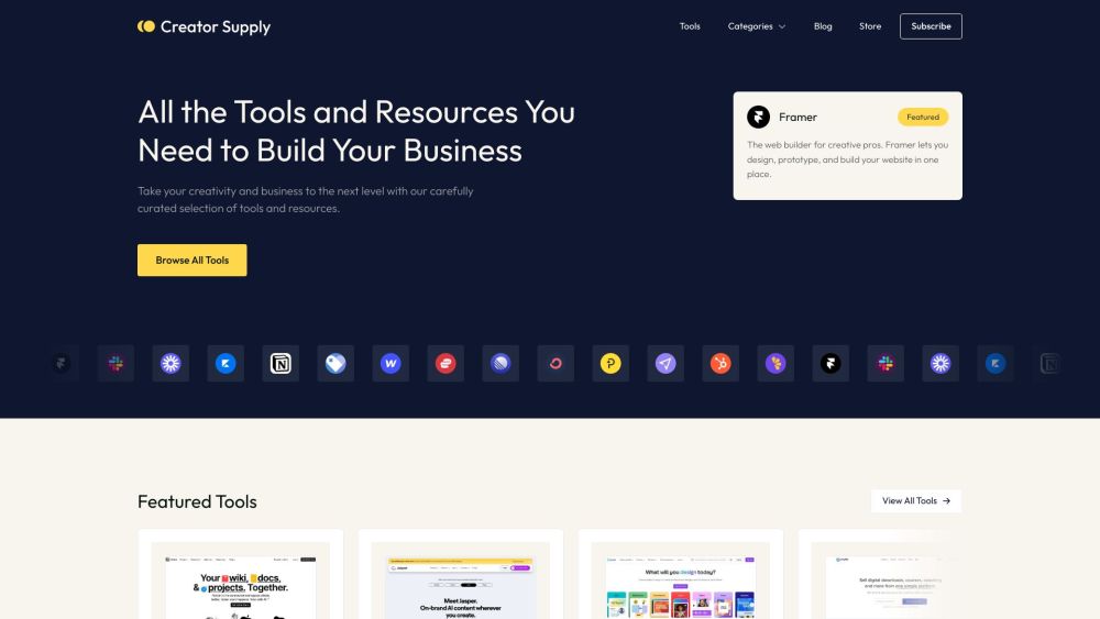 Creator Supply: AI Tools for Creative Process