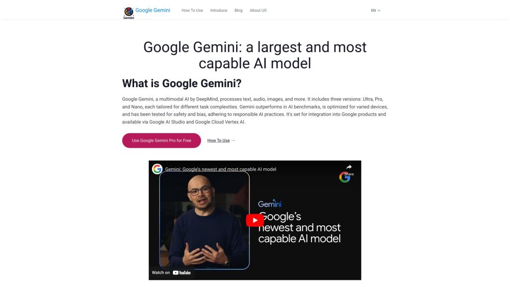 Google Gemini Pro: Largest AI Model & Pro Tool