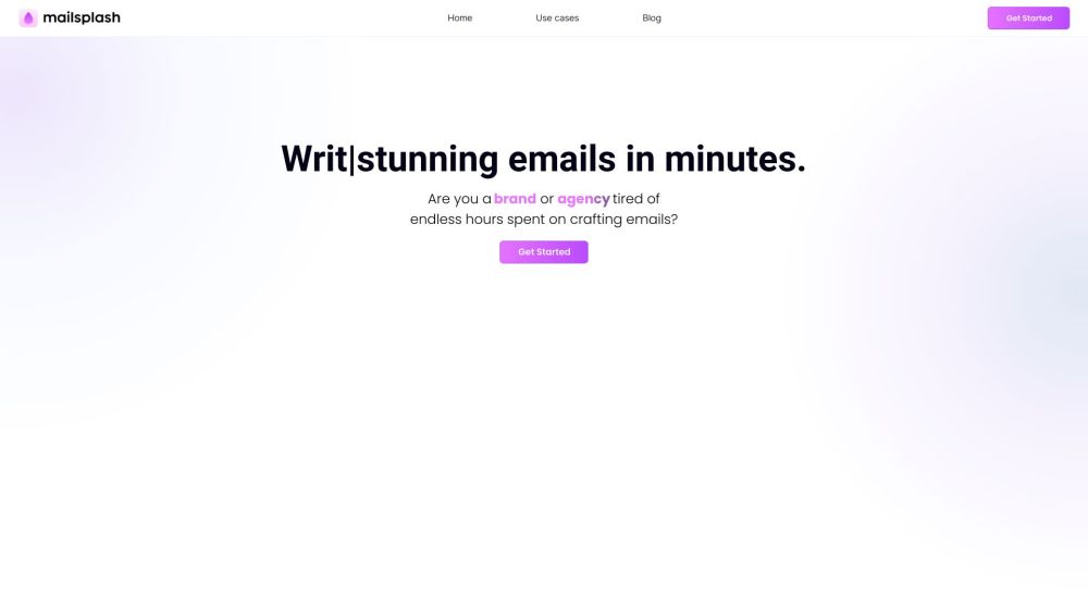 Mailsplash: Revolutionize email creation with AI tool