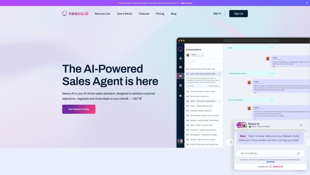 Neexa: AI Sales Assistant Engaging Prospects