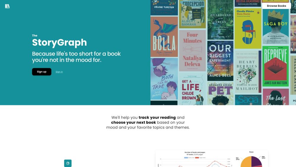 The StoryGraph: AI Tool for Mood-based Book Recommendations