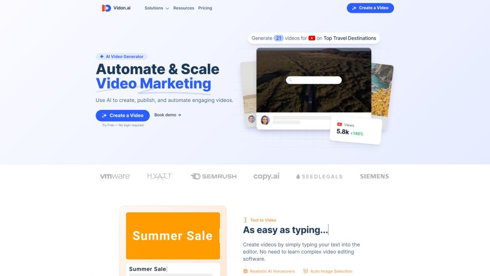 Vidon.ai: The Ultimate AI Tool for Video Marketing