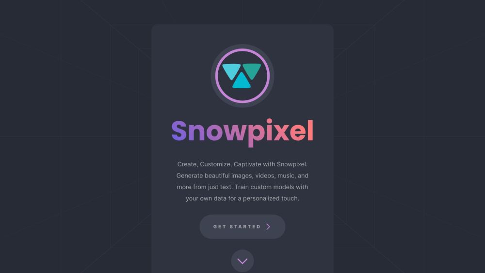 Snowpixel App: AI Tool for Generative Media