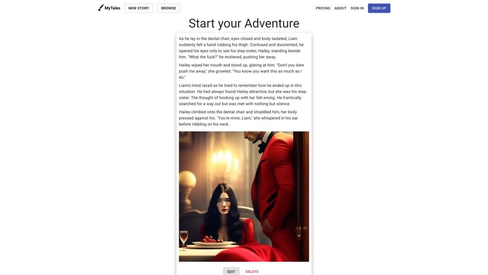 MyTales - AI Powered Story Generator: Must-have AI tool for storytellers.