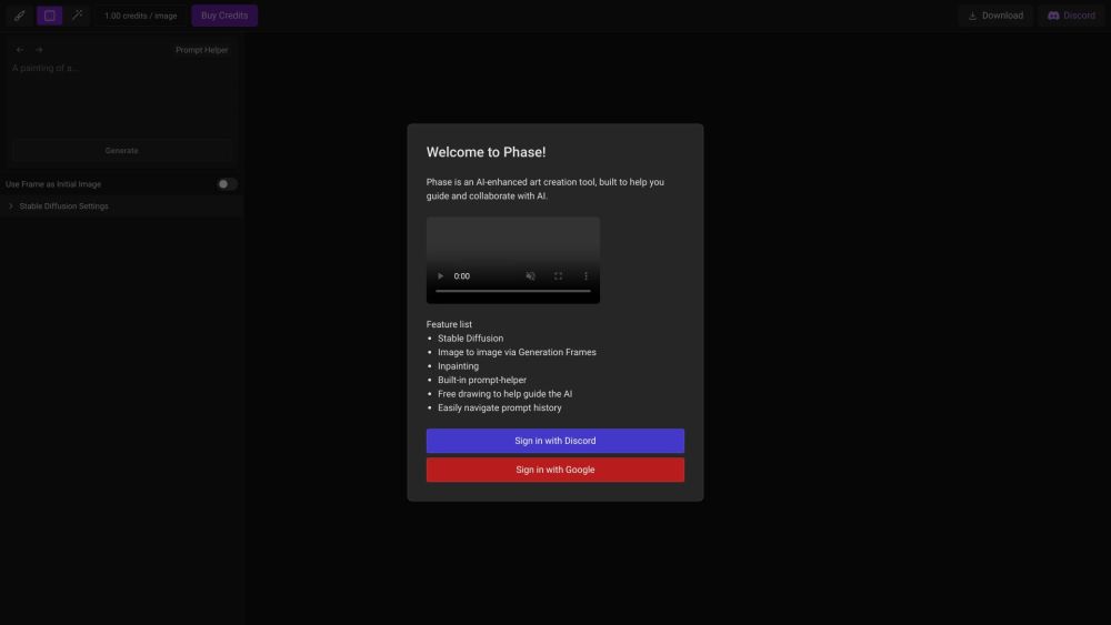 Phase: AI Tool for Art Creation & Collaboration