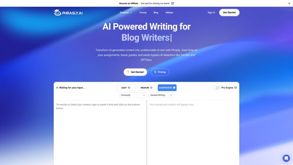 Phrasly: AI Tool for Human-Like Text