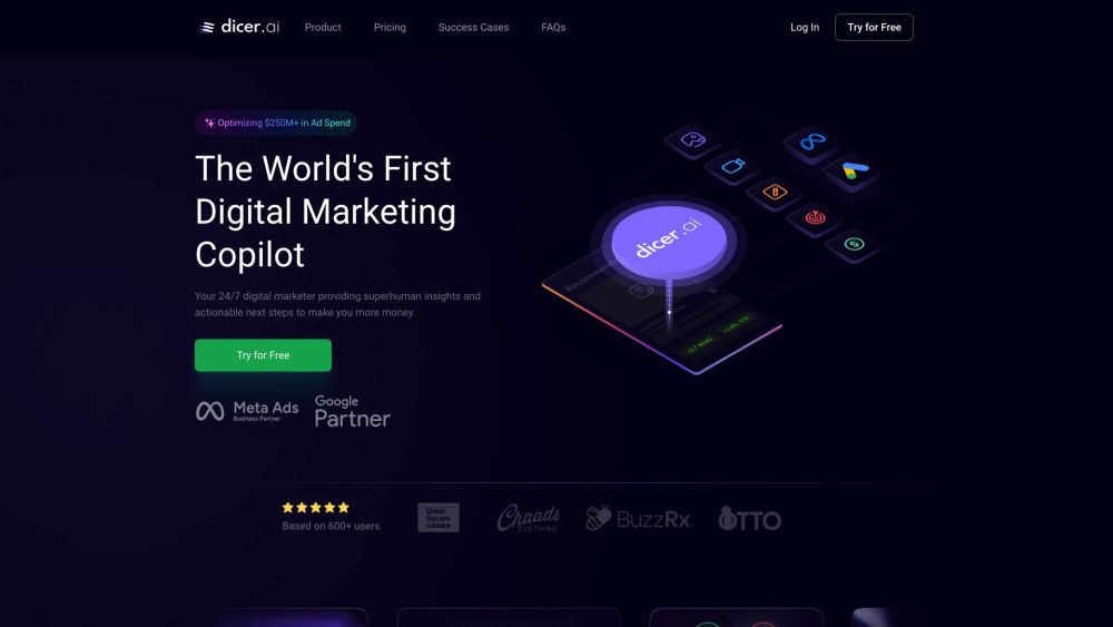 Dicer.ai: AI Tool for Marketing Insights & Conversions