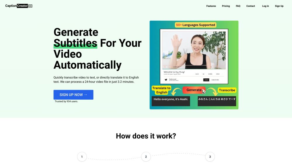 CaptionCreator: AI Tool for Video Subtitle