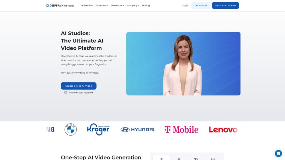 AI STUDIOS: Text to Video Generation Platform